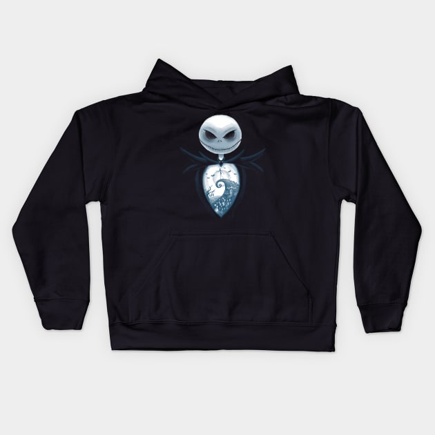 Inner Halloween Kids Hoodie by paulagarcia